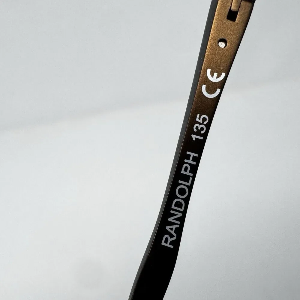 Randolph Hudson Brown Eyeglass Frames 51-21-135 Made in Japan